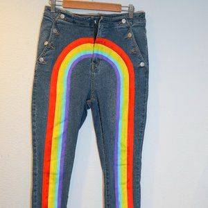 EV Knox Los Angeles Passion Pants for Otherwild Rainbow Painted Jeans | Size 28